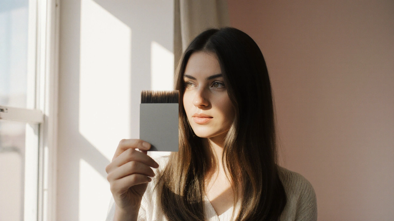 Is dark brown hair significantly darker than medium brown hair?