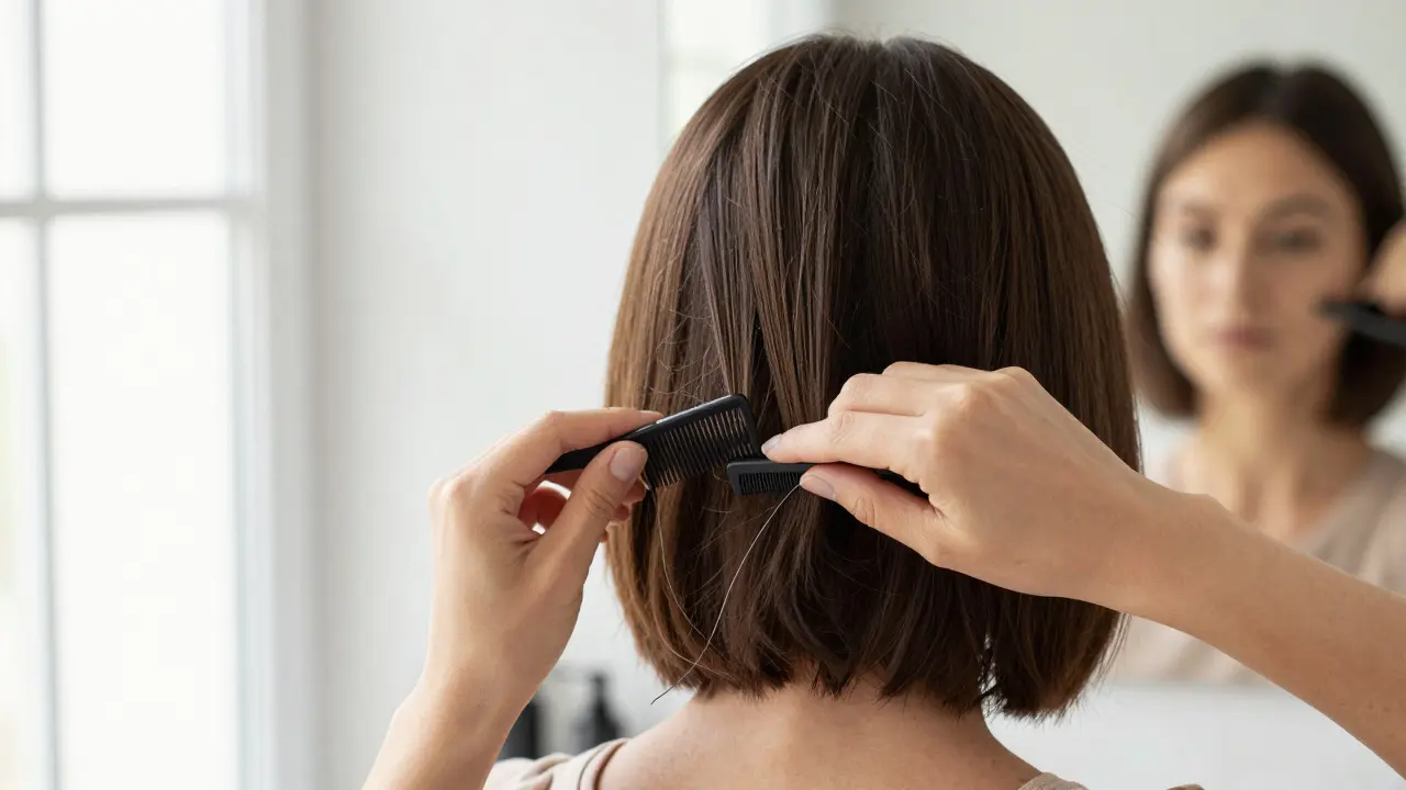 How to Put On Spring Hair Extensions for Short Hair