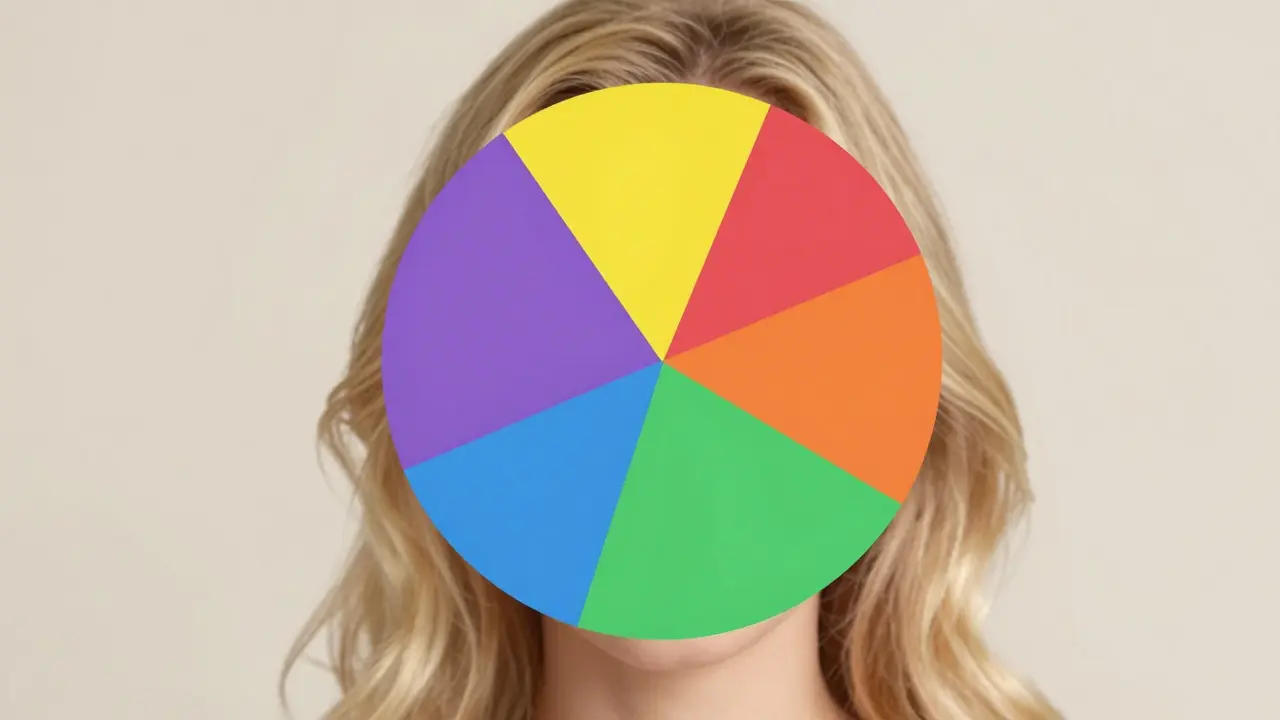 Color wheel illustrating how to neutralize unwanted hair tones