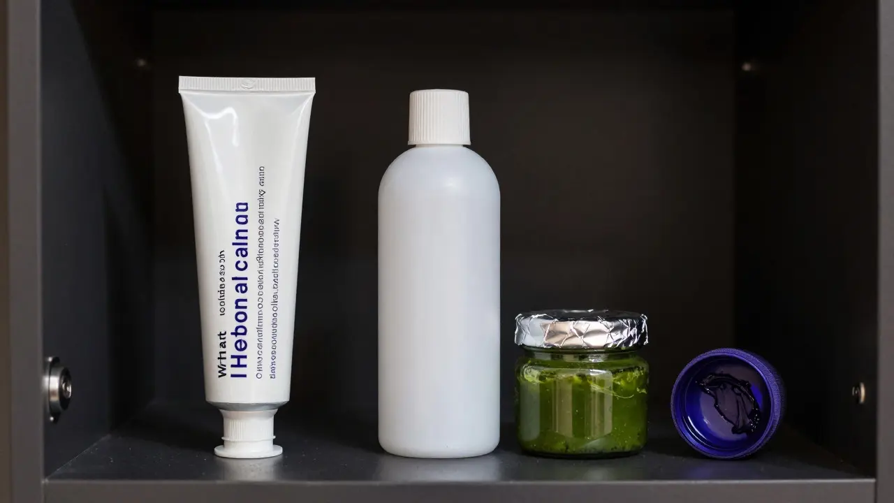 Sealed dye tubes and frozen henna stored safely