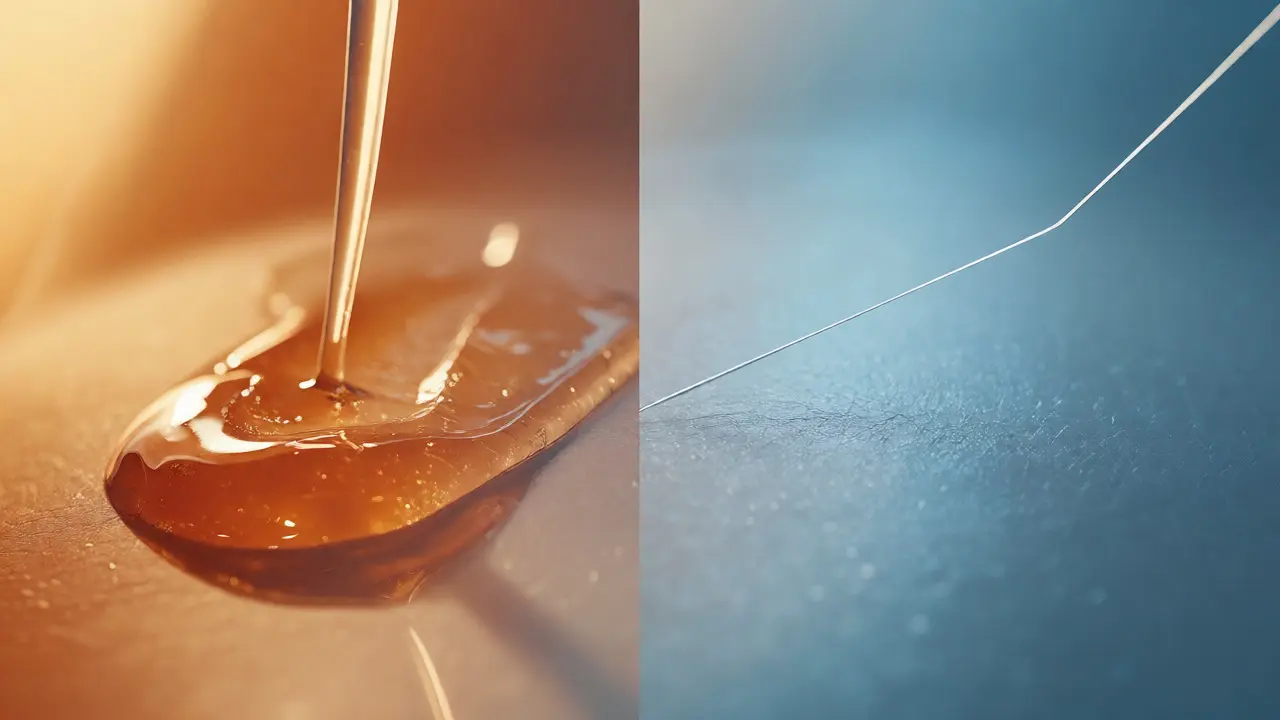 Conceptual art comparing waxing heat vs threading precision